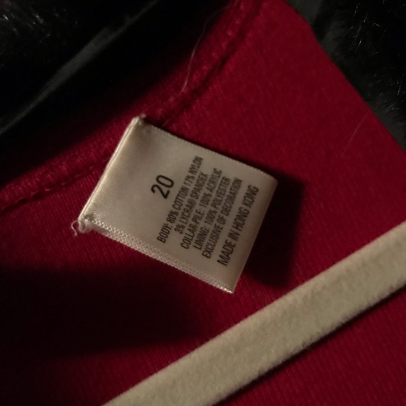 Talbots kids red sweater embroidered - Picture 3 of 8